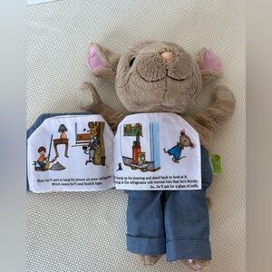 If You Give A Mouse A Cookie Stuffed Animal with Book Zoobies 12”
